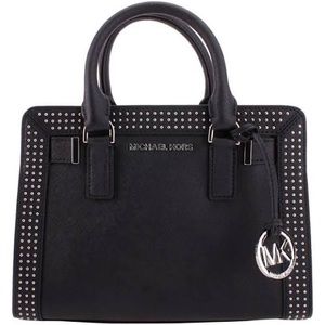 Michael Kors Studded Dillon Small Black Satchel